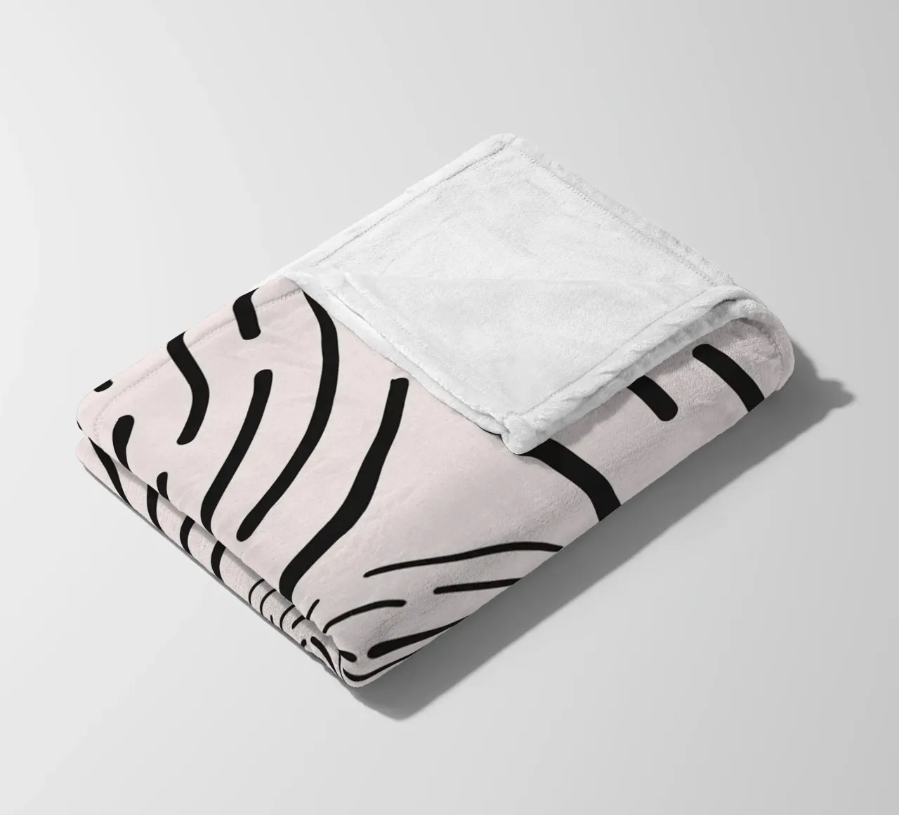 Surface pattern 05 fleece blanket by Little Dean