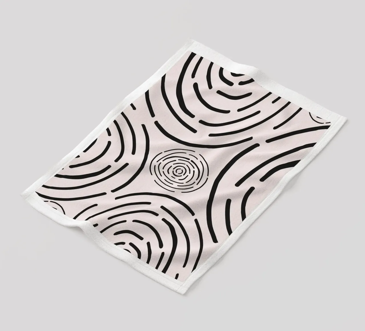 Surface pattern 05 fleece blanket by Little Dean