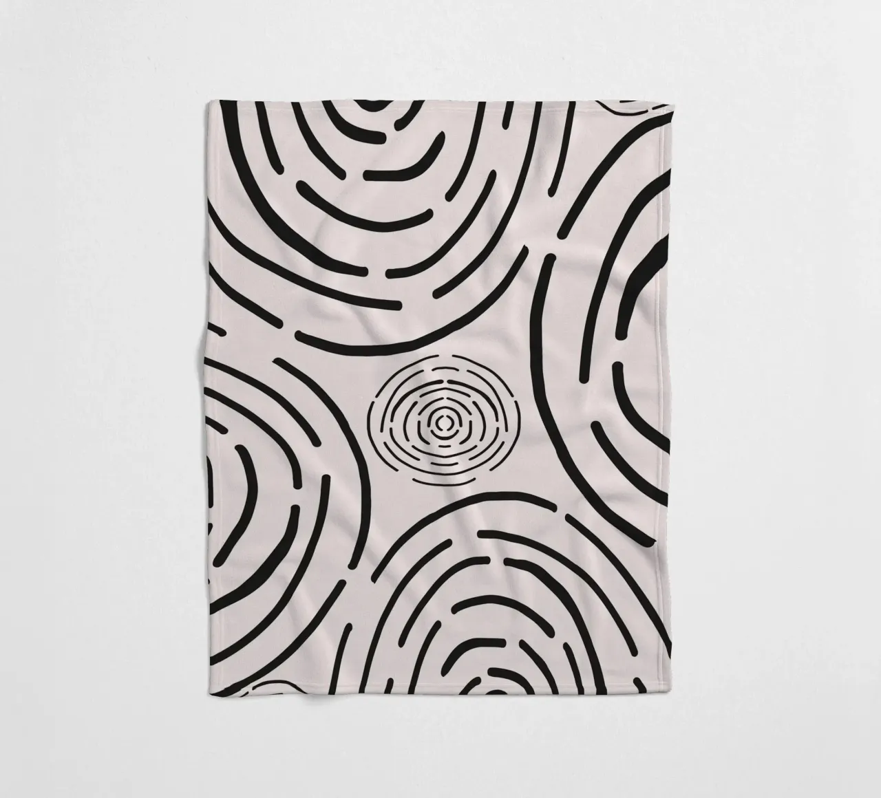 Surface pattern 05 fleece blanket by Little Dean