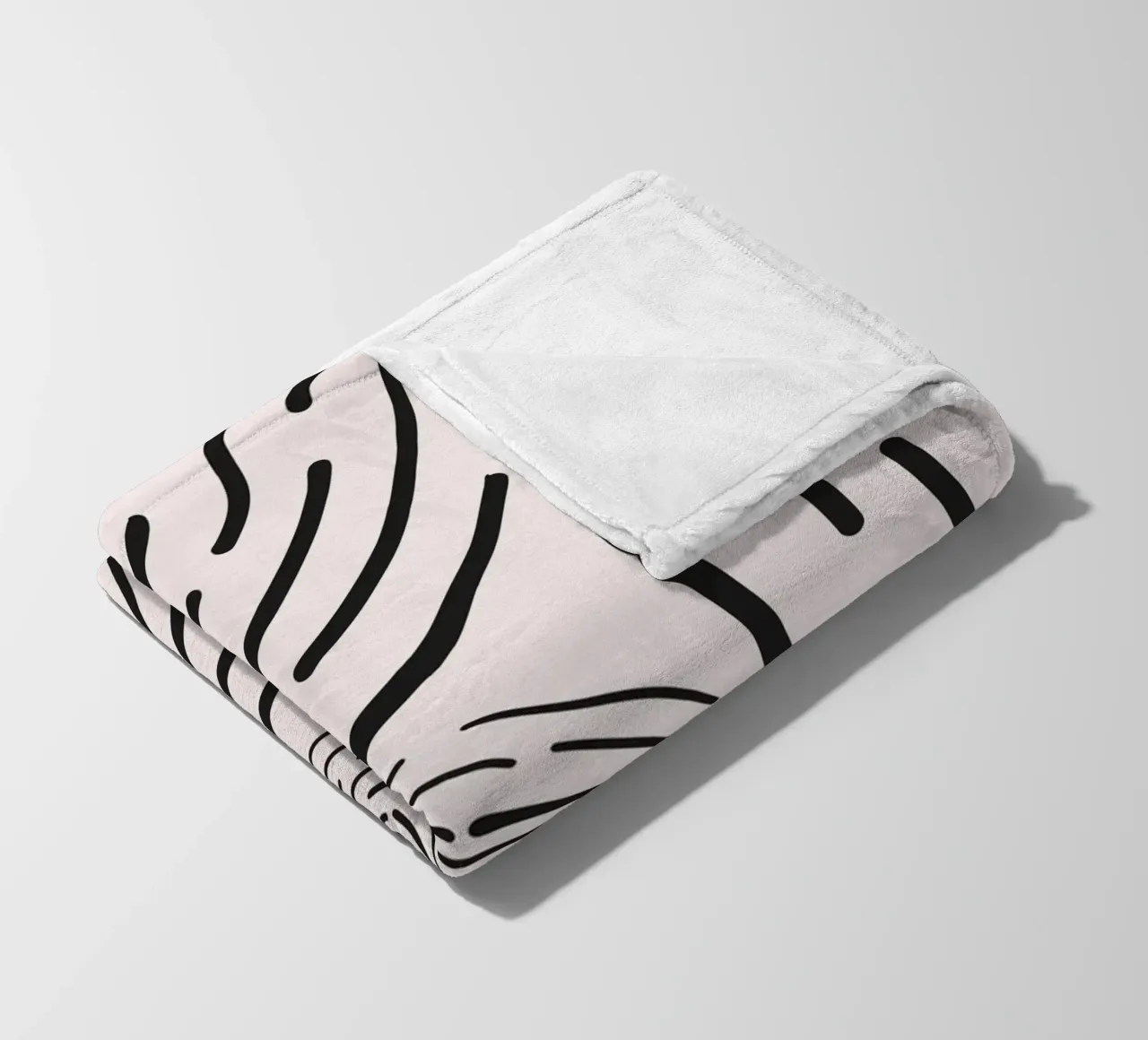 Surface pattern 05 fleece blanket by Little Dean