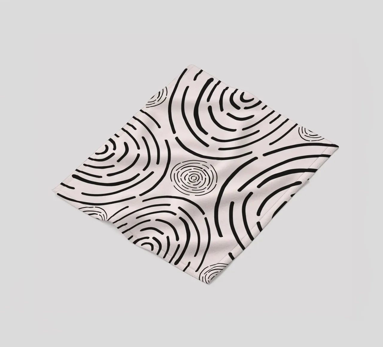 Surface pattern 05 fleece blanket by Little Dean