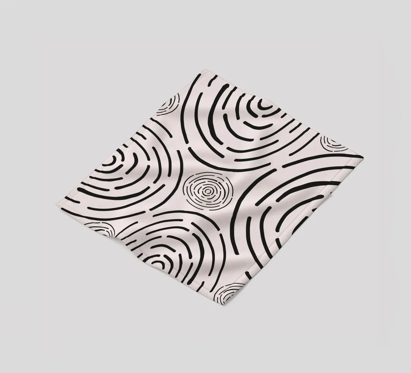 Oppervlaktepatroon 05 fleecedeken van Little Dean