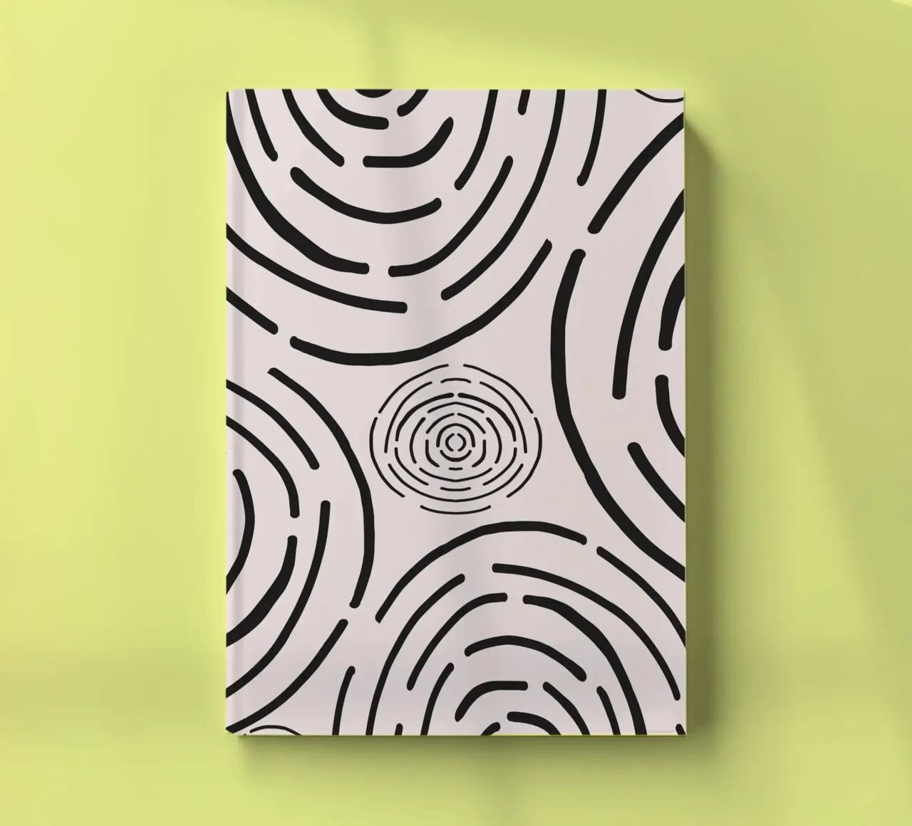 Surface pattern 05 notebook by Little Dean