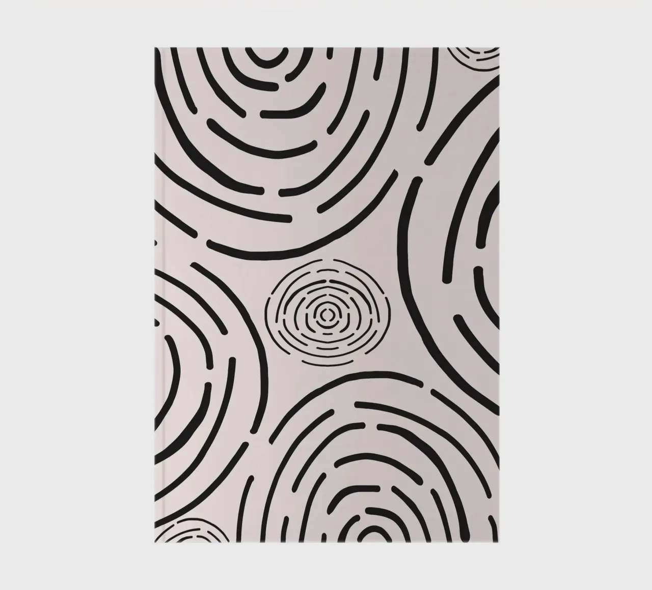 Surface pattern 05 notebook by Little Dean