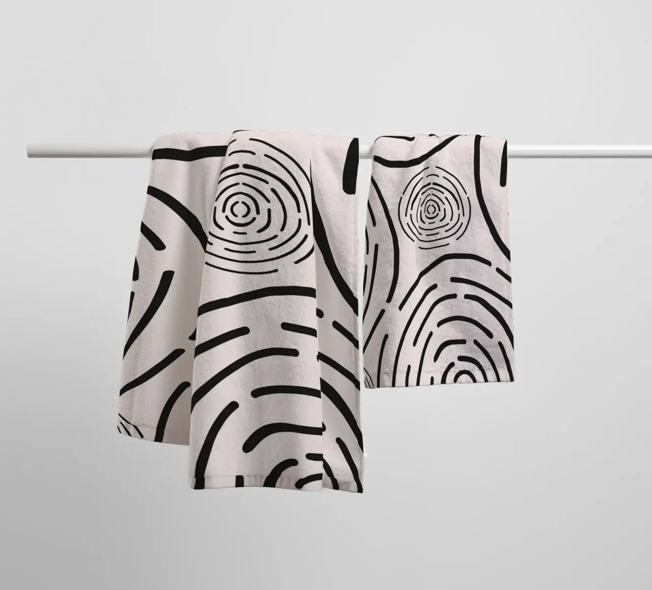 Surface pattern 05 towel by Little Dean