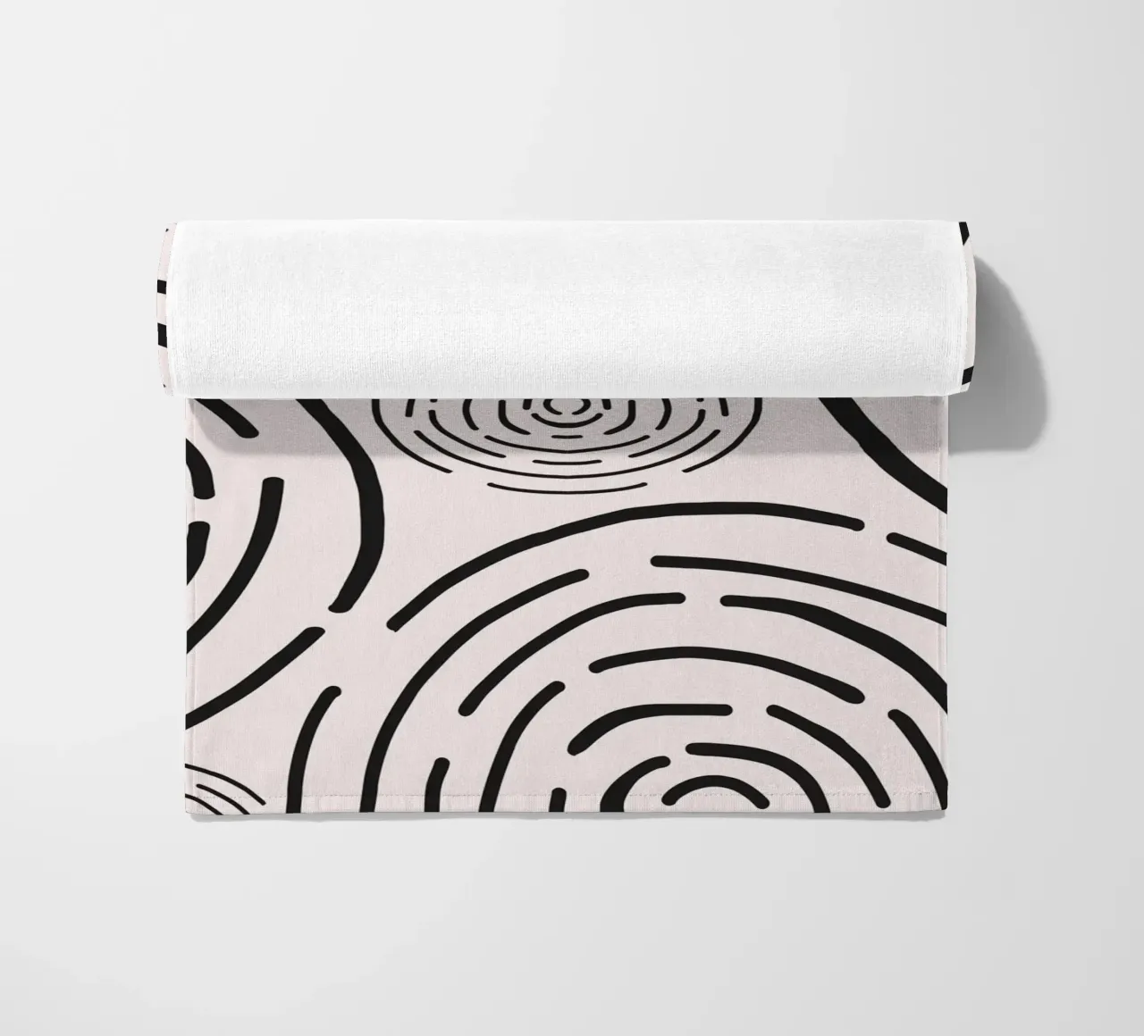 Oppervlaktepatroon 05 strandhanddoek van Little Dean