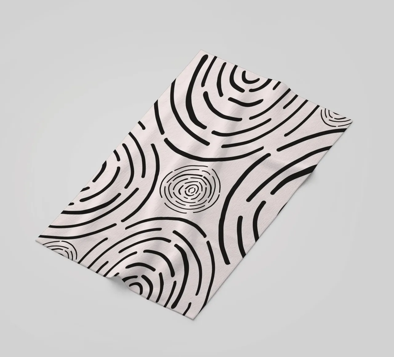 Oppervlaktepatroon 05 strandhanddoek van Little Dean