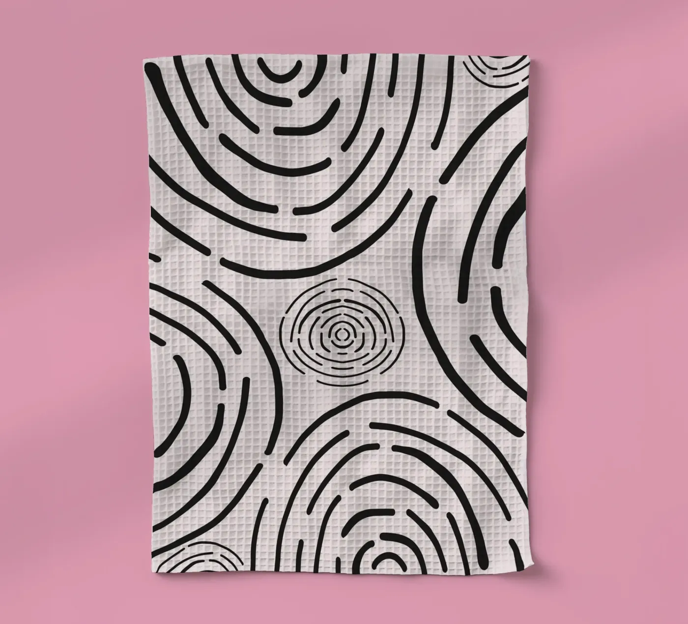 Surface pattern 05 tea towel by Little Dean