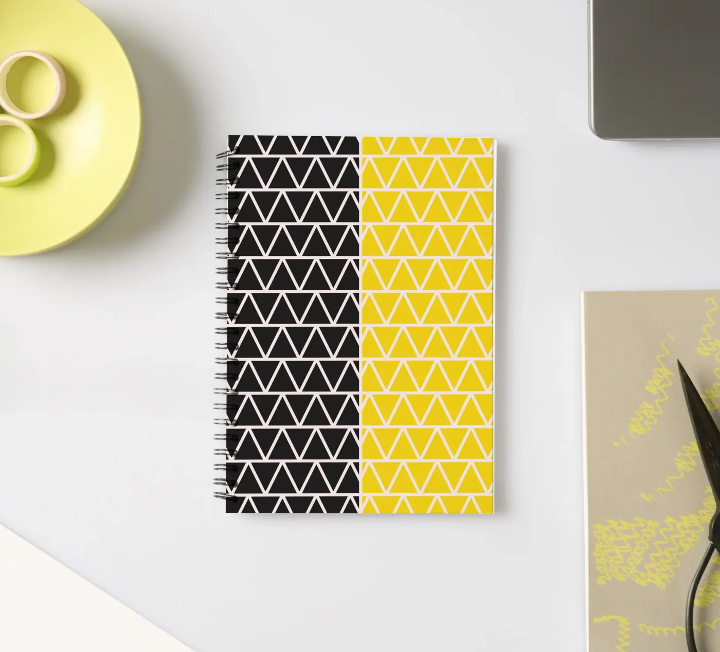 Surface pattern 06 spiral notebook by Little Dean