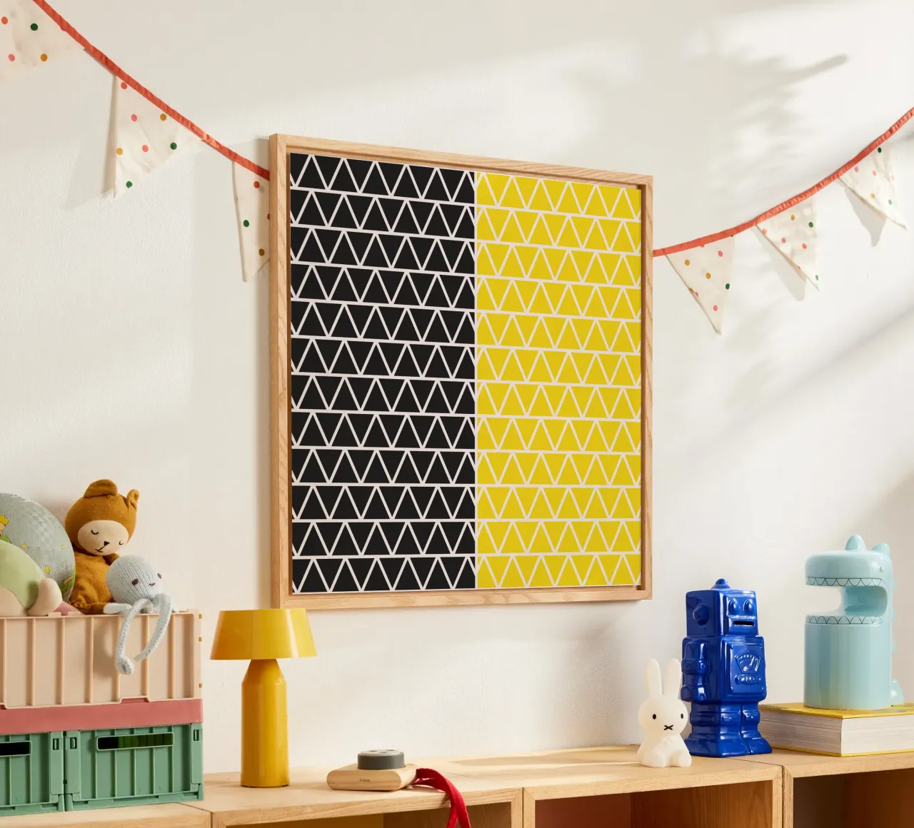 Oppervlaktepatroon 06 acryl van Little Dean