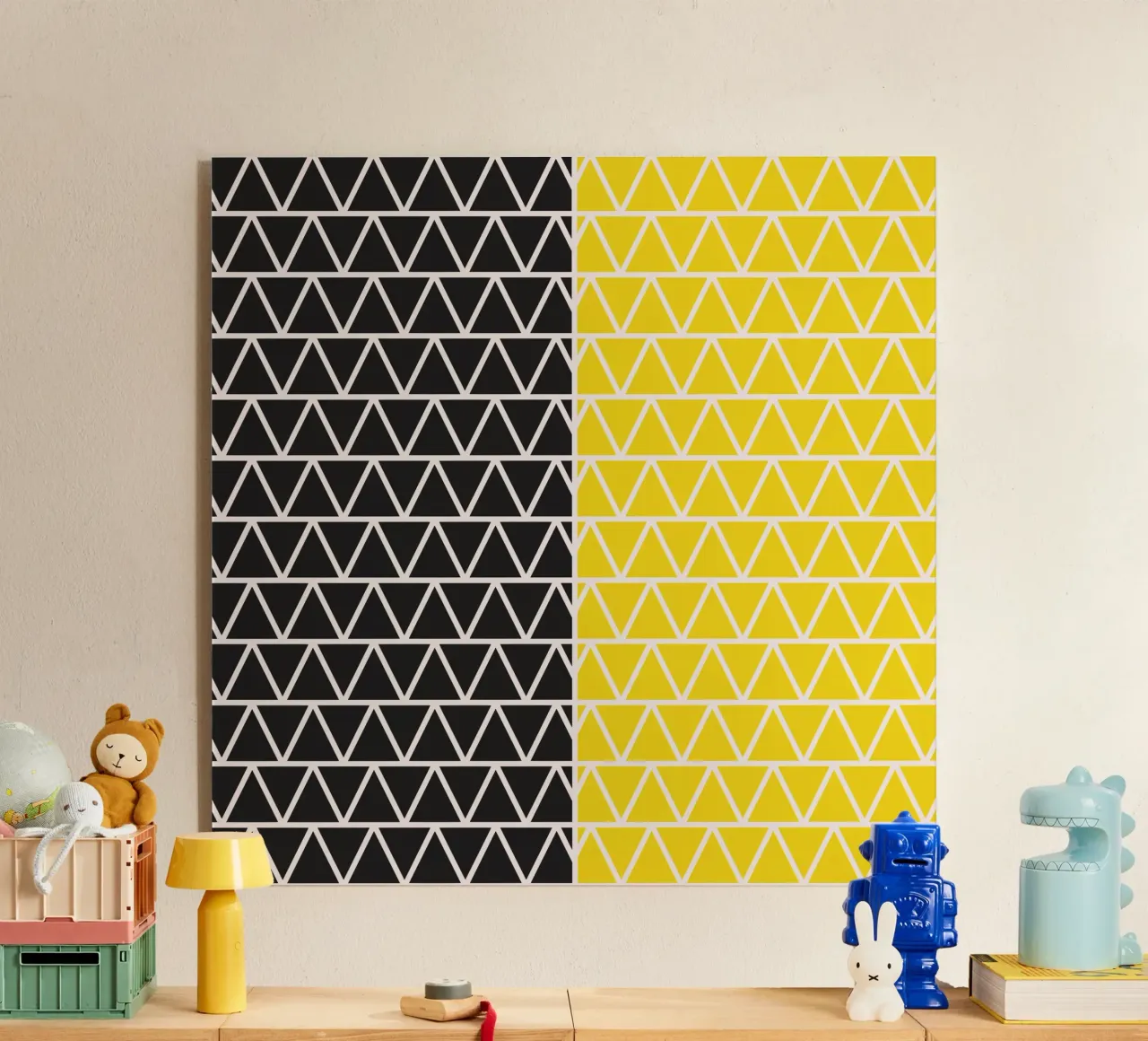 Oppervlaktepatroon 06 acryl van Little Dean