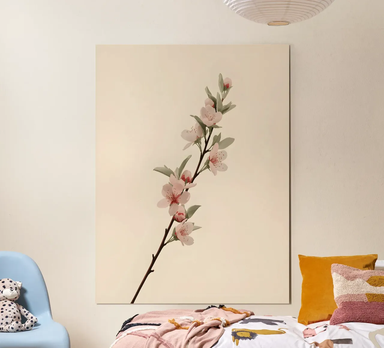 Ramo singolo di ciliegio poster con telaio in alluminio da The Green Room