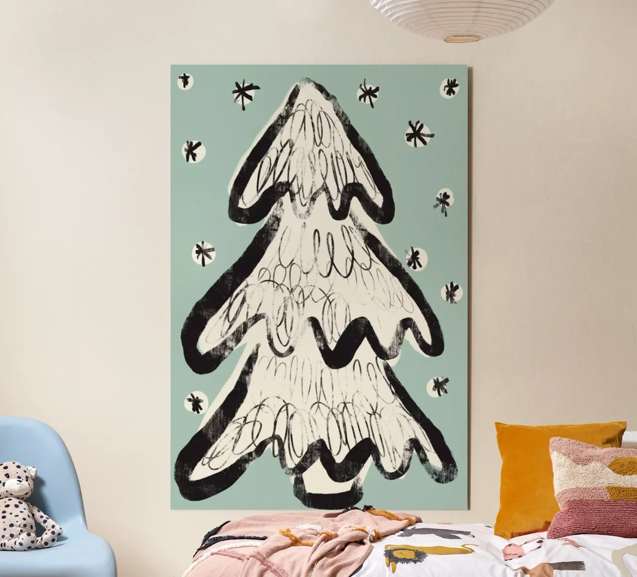 Christmas Tree (Mint) alu-dibond by treechild