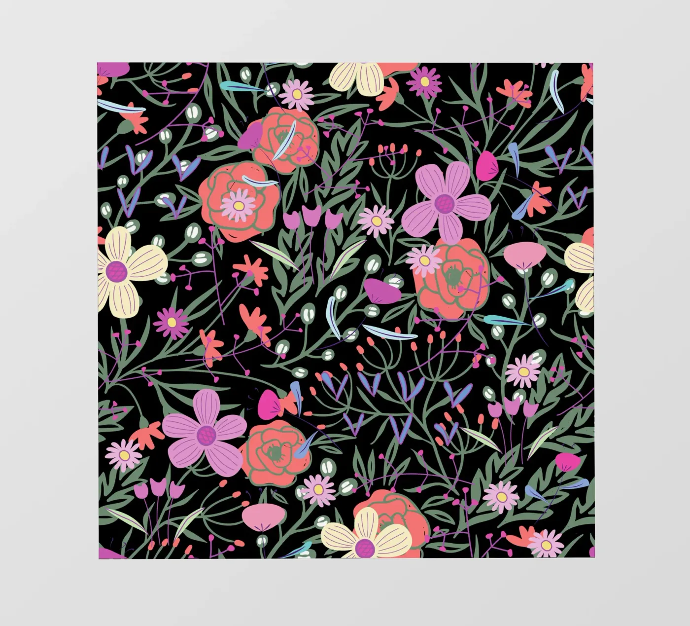 Motivo botanico 19 pellicola backlit da Little Dean