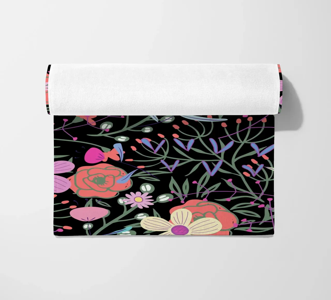 Motivo botanico 19 telo mare da Little Dean