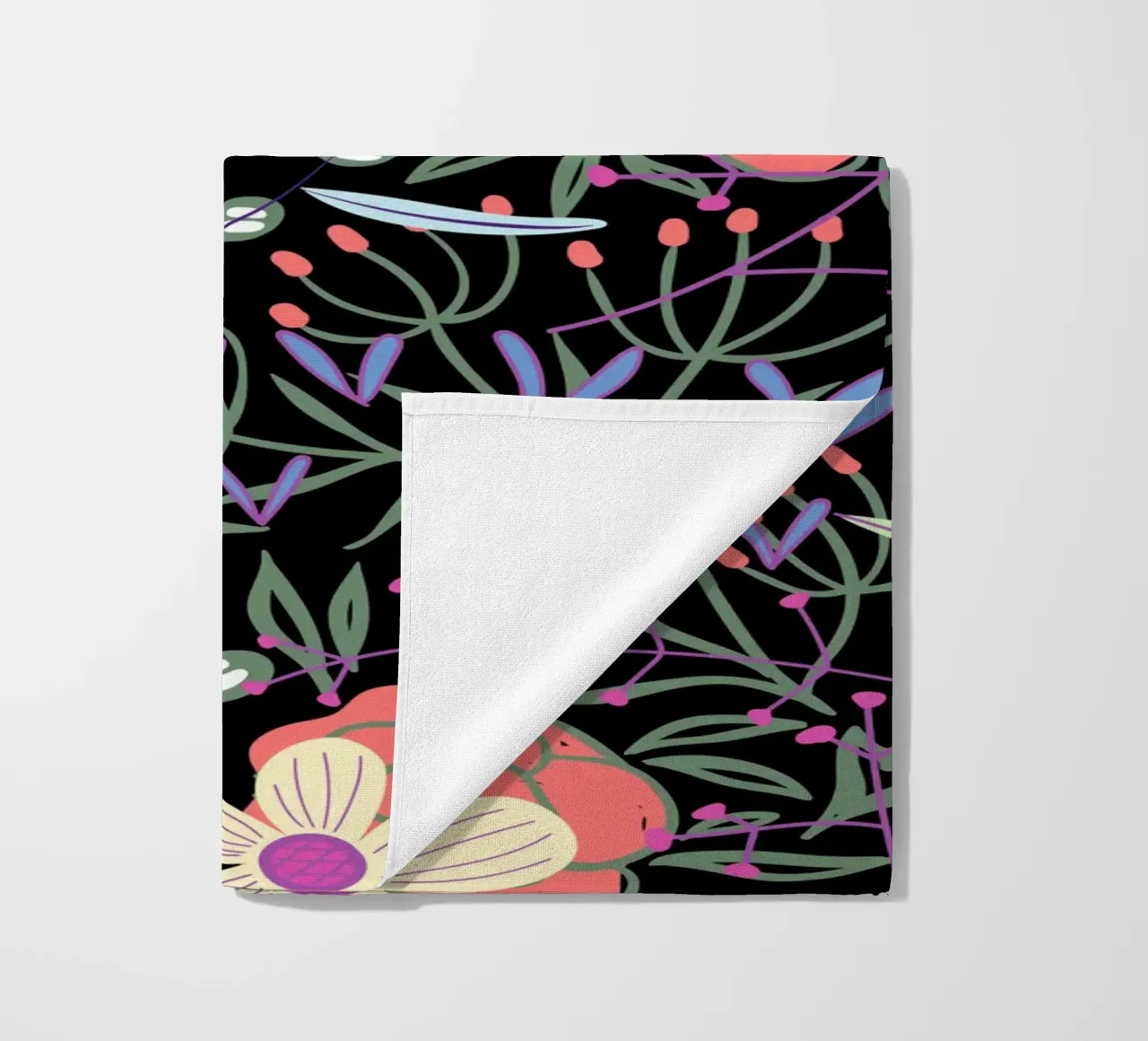 Motivo botanico 19 telo mare da Little Dean