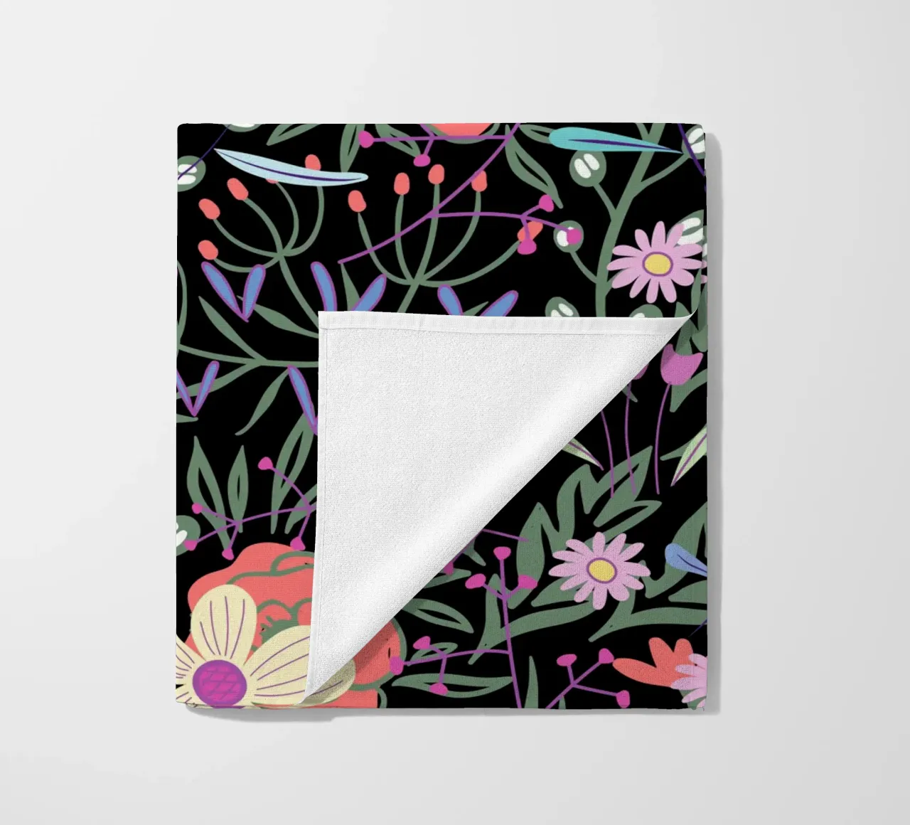 Motivo botanico 19 telo mare da Little Dean