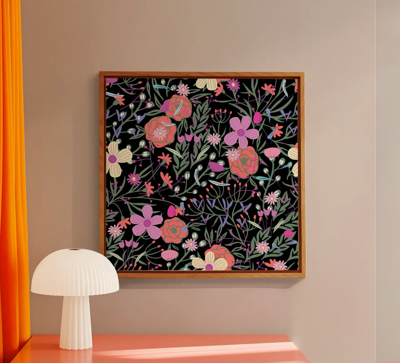 Botanical pattern 19 Acryl-Glas von Little Dean