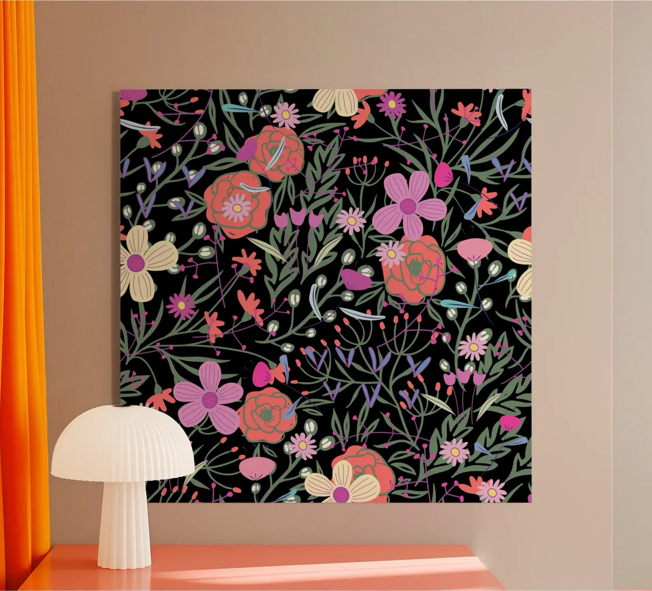 Botanical pattern 19 plexiglass da Little Dean