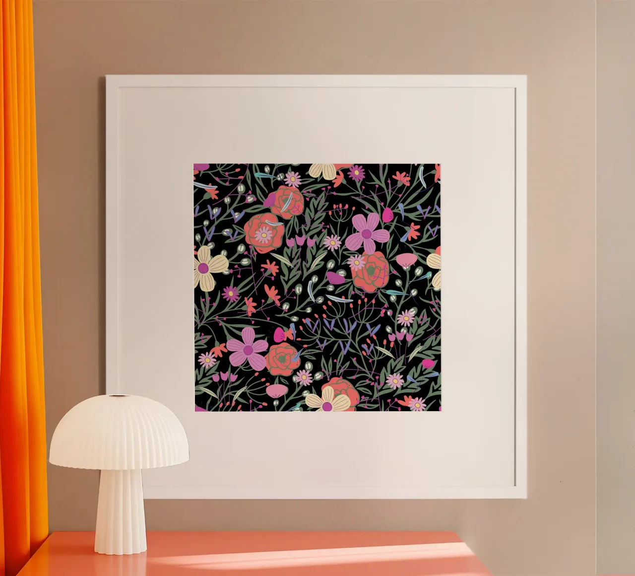 Botanical pattern 19 poster by Little Dean