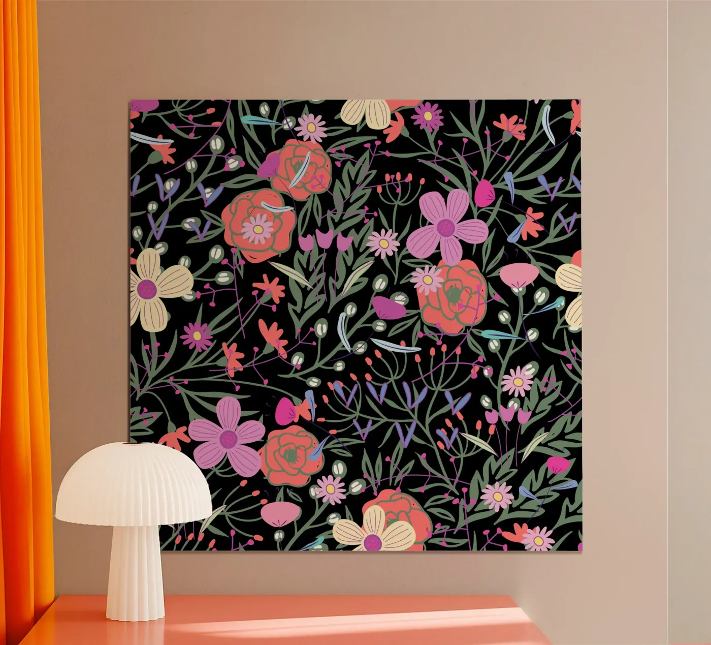 Botanical pattern 19 Poster von Little Dean