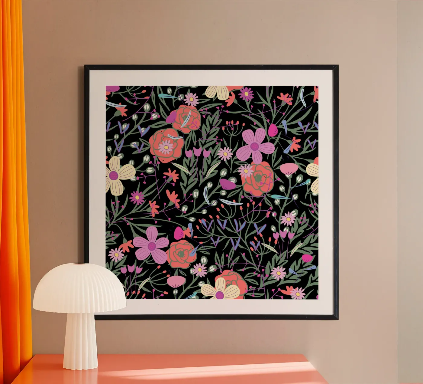 Botanical pattern 19 Poster von Little Dean