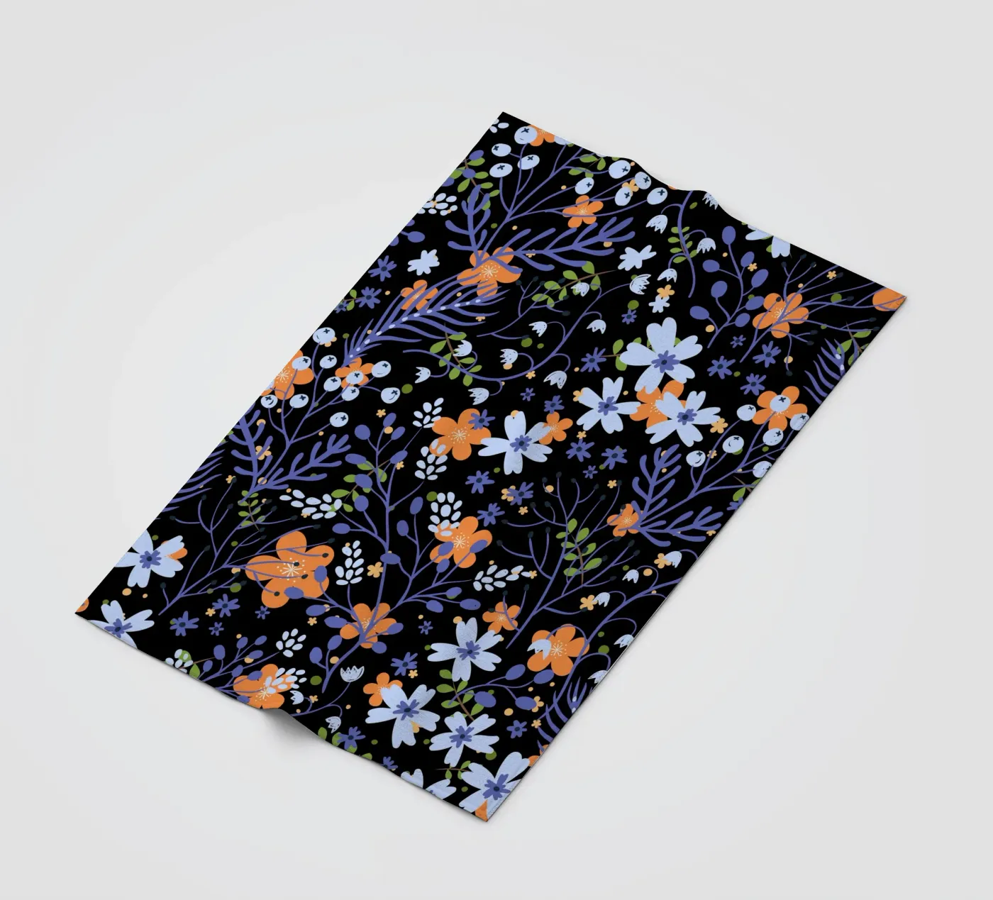 Botanical pattern 20 fleece blanket by Little Dean