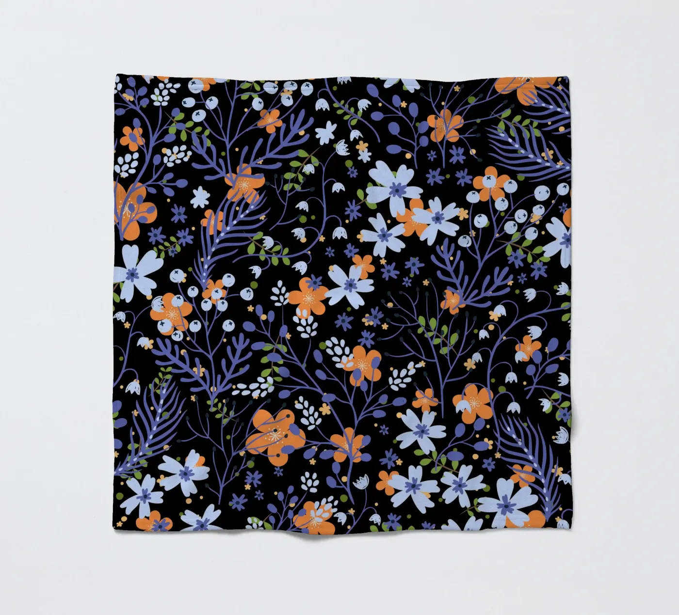 Botanical pattern 20 fleece blanket by Little Dean