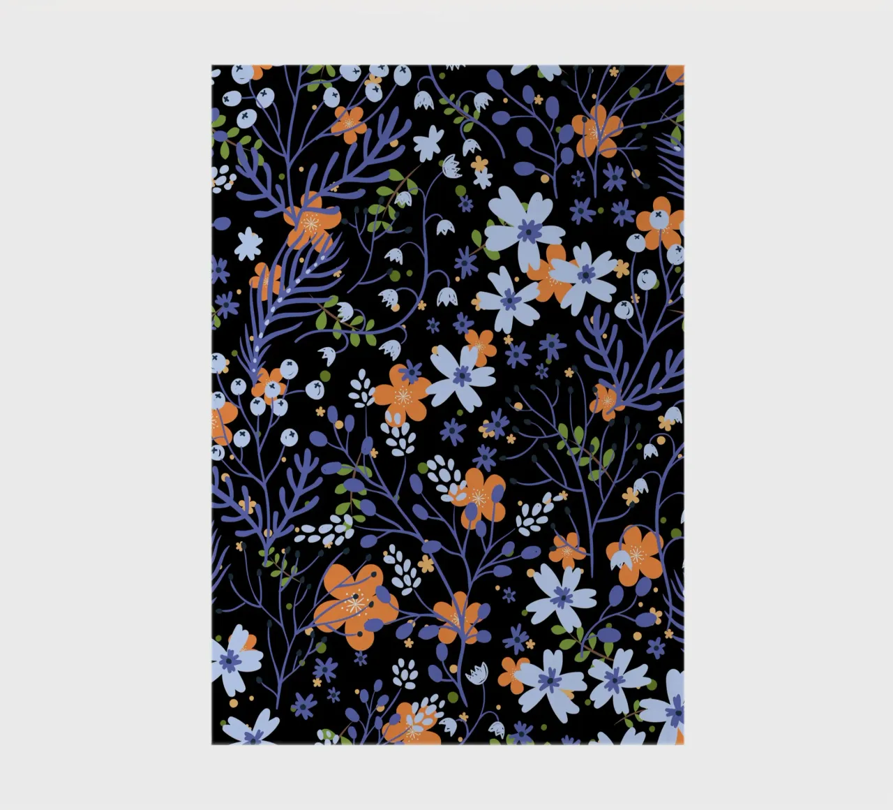 Botanical pattern 20 notebook by Little Dean