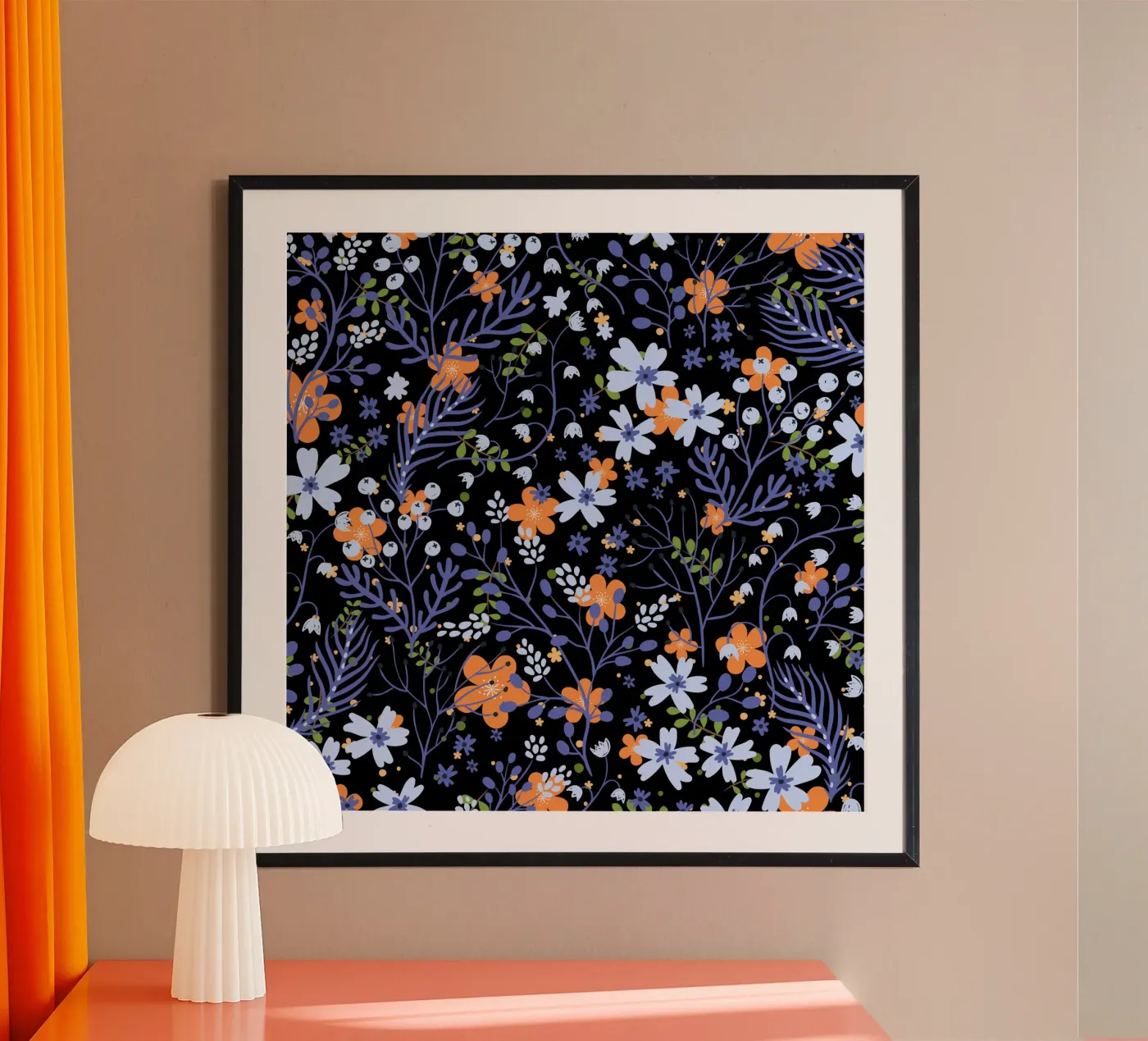 Motif botanique 20 poster de Little Dean