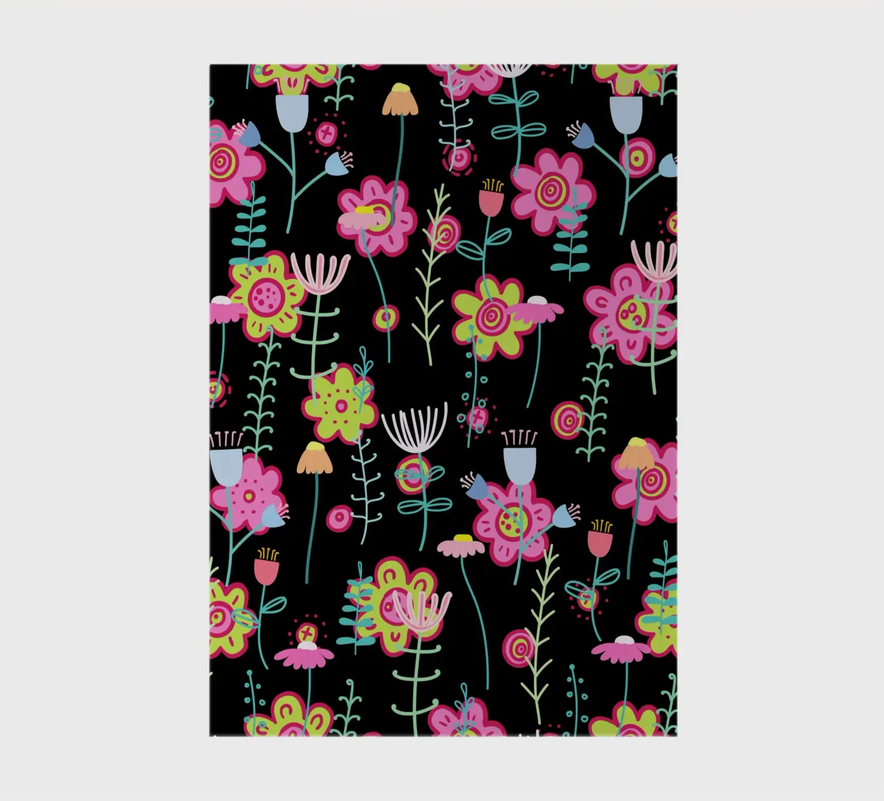 Botanical pattern 21 notebook by Little Dean