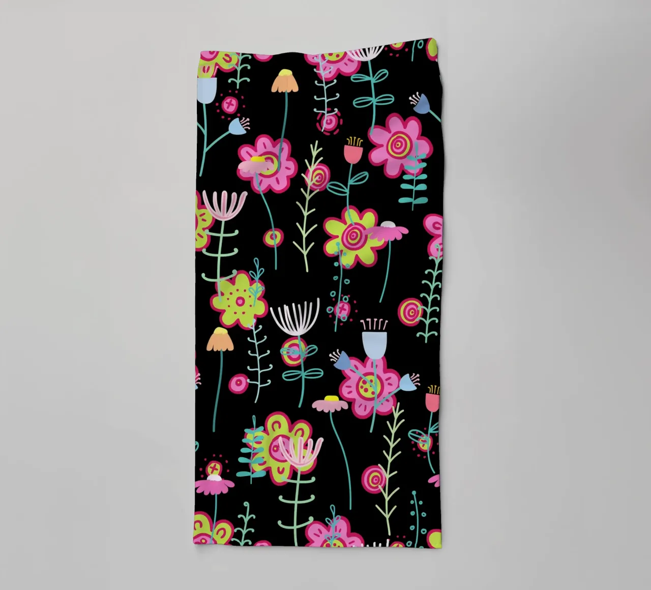 Botanical pattern 21 towel by Little Dean