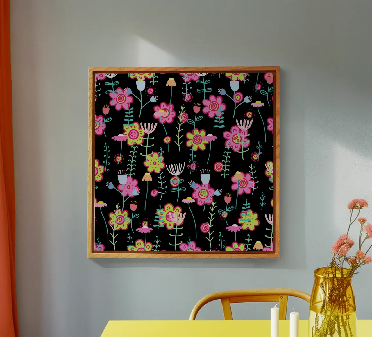 Botanical pattern 21 plexiglass da Little Dean