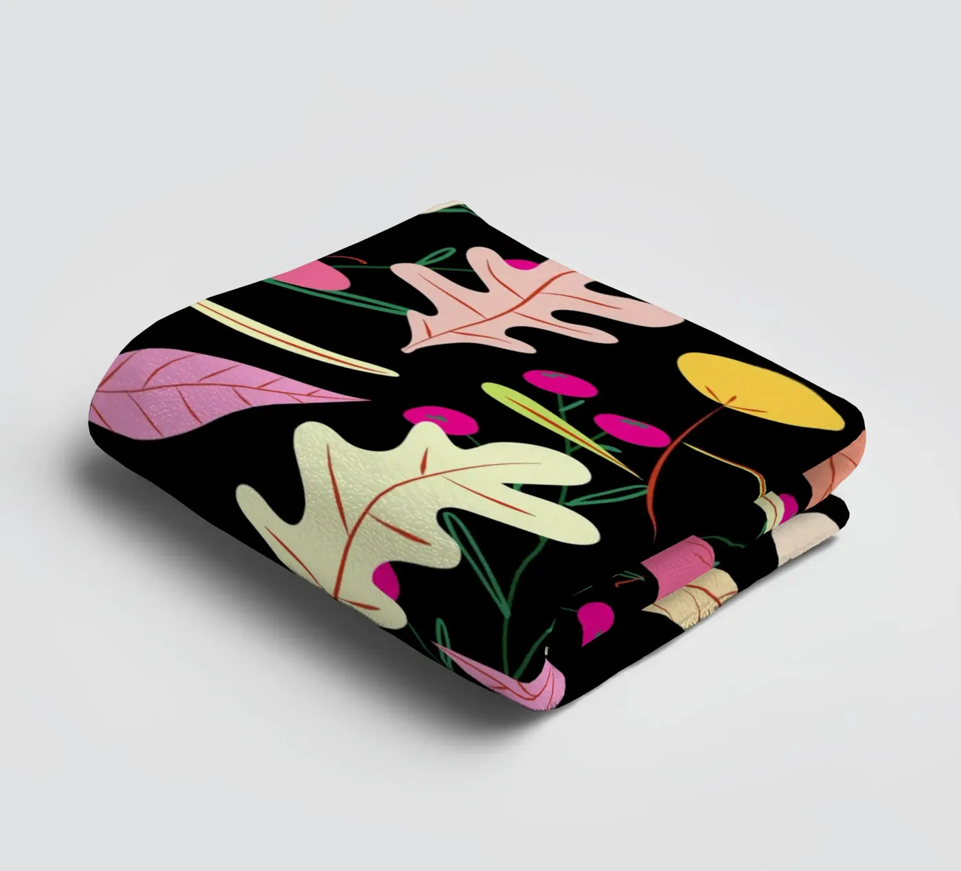 Botanical pattern 22 towel by Little Dean