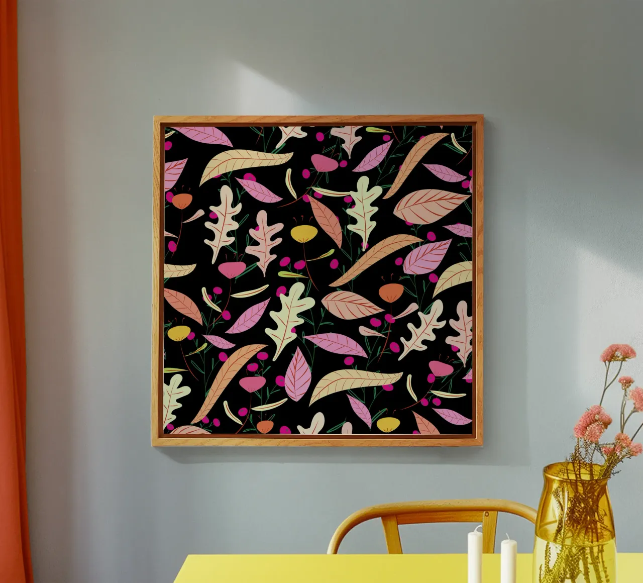 Botanisches Muster 22 Acryl-Glas von Little Dean