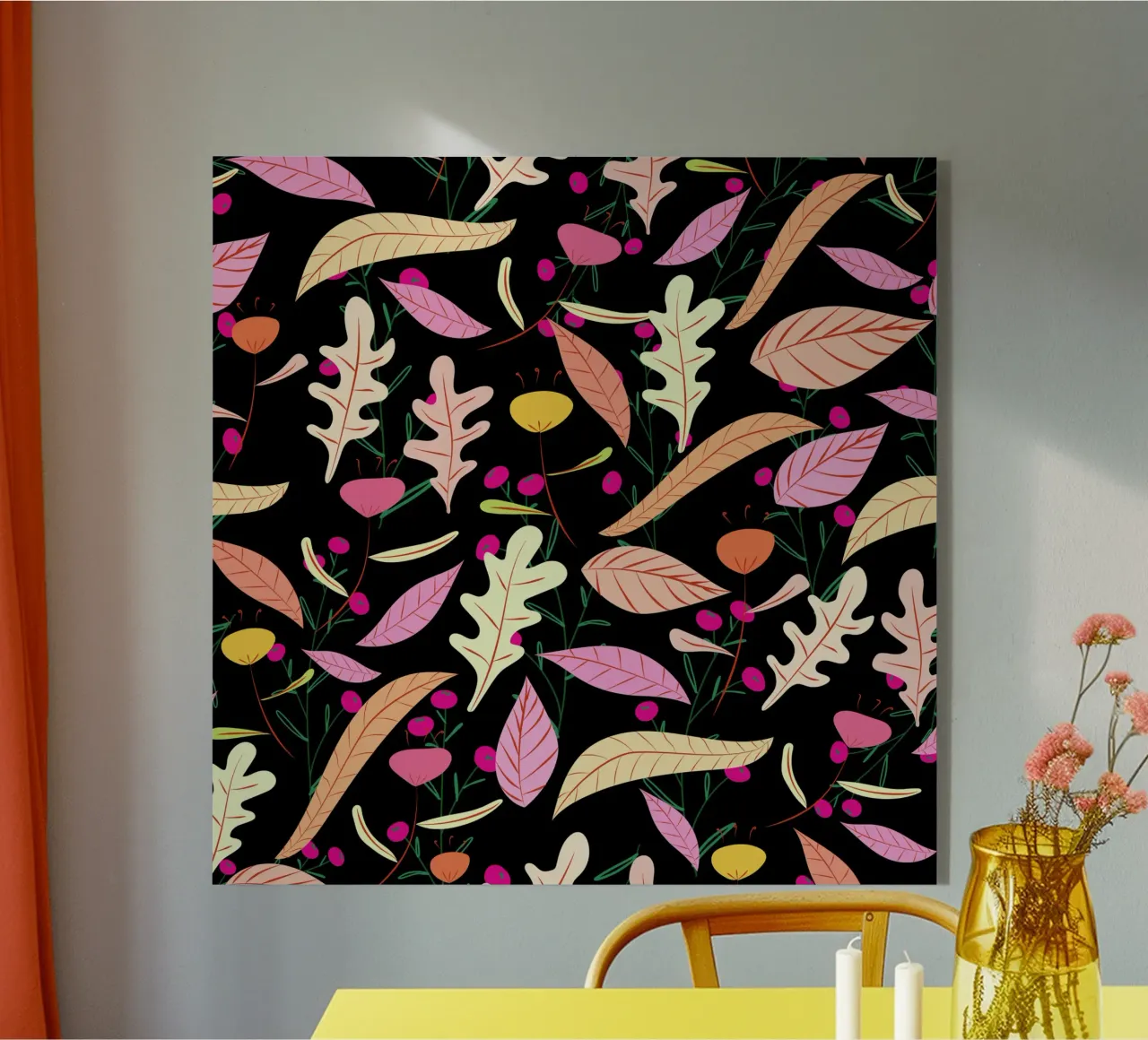 Botanisches Muster 22 Acryl-Glas von Little Dean