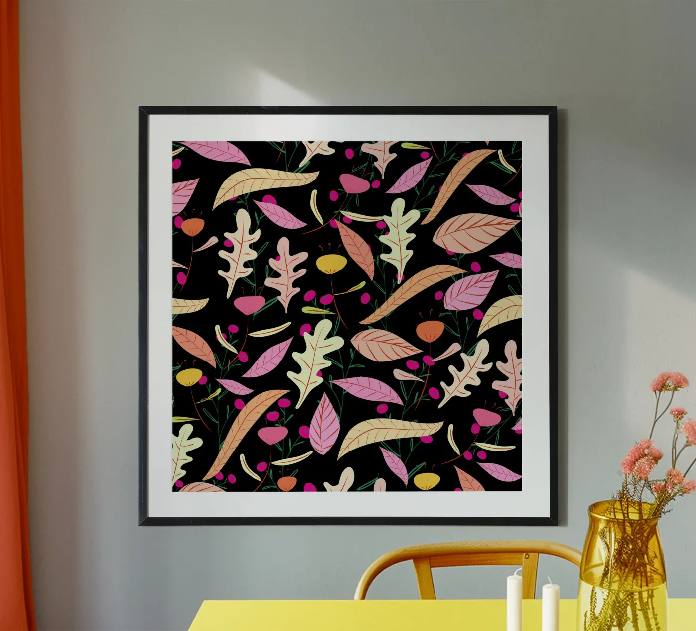 Botanical pattern 22 poster by Little Dean