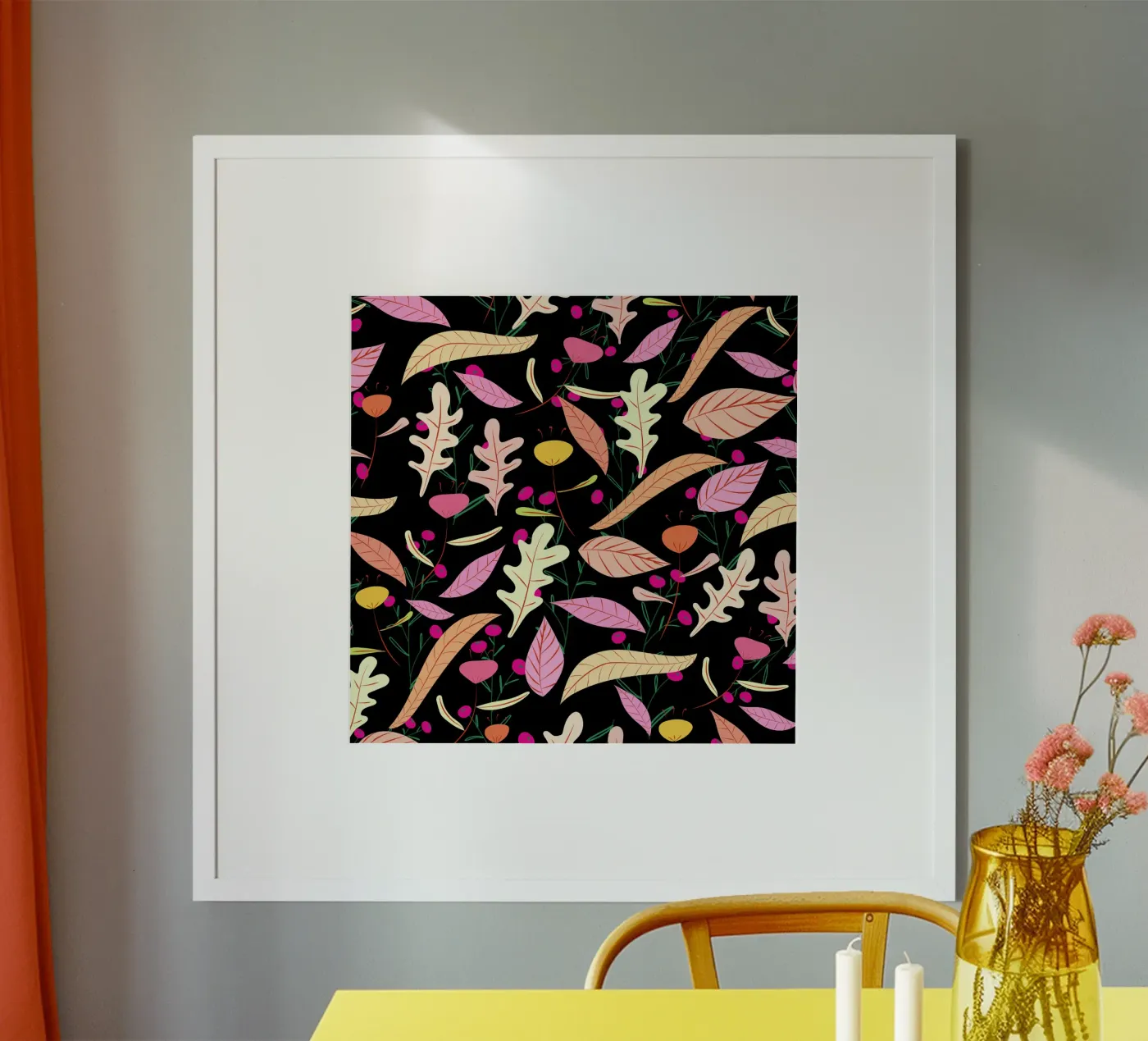 Botanical pattern 22 poster by Little Dean