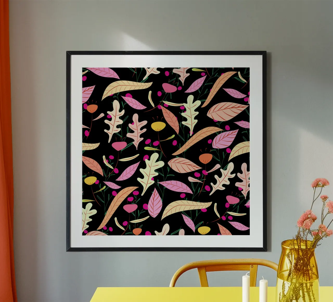 Botanical pattern 22 poster by Little Dean