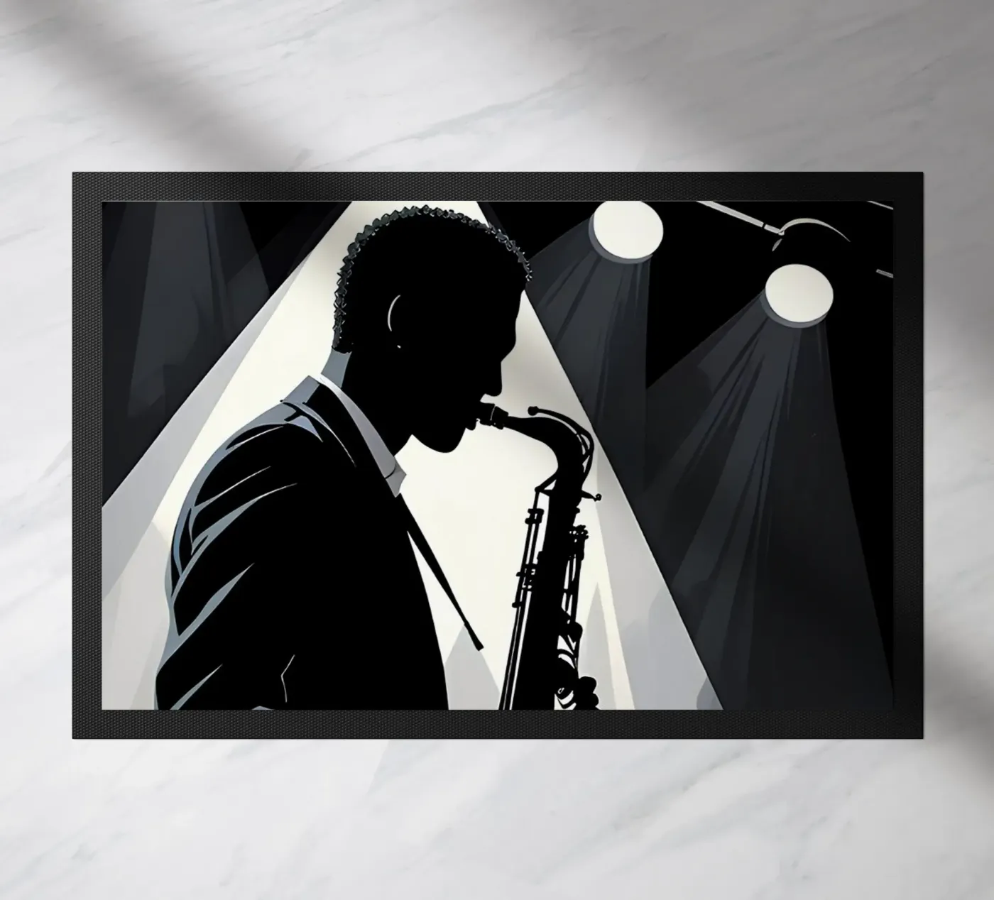 Jazz doormat by Massimo Frascogna