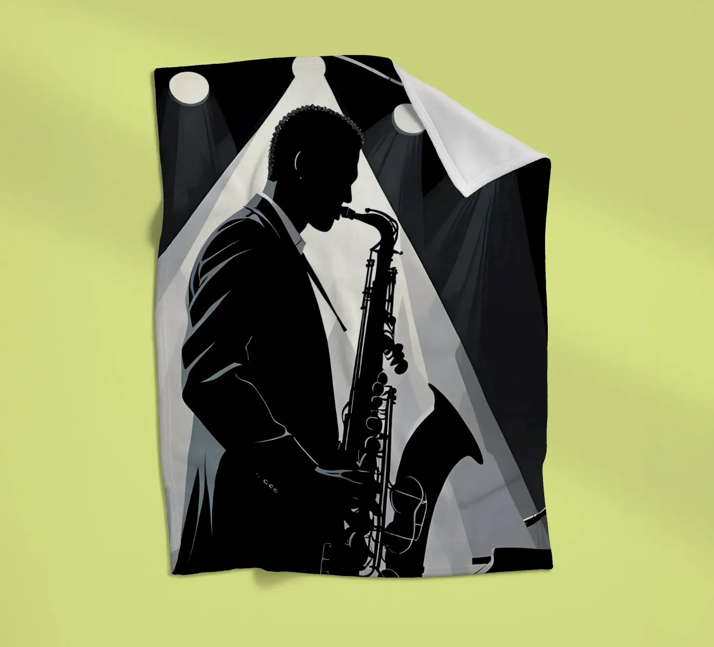 Jazz Fleecedecke von Massimo Frascogna