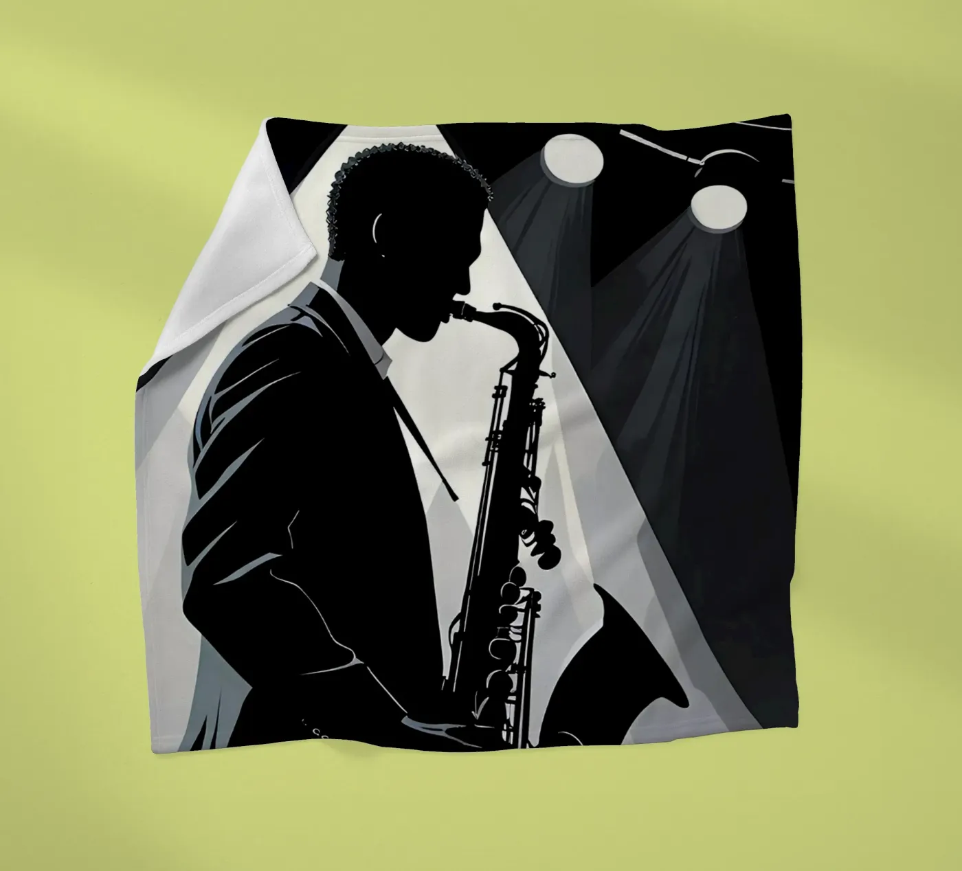 Jazz Fleecedecke von Massimo Frascogna