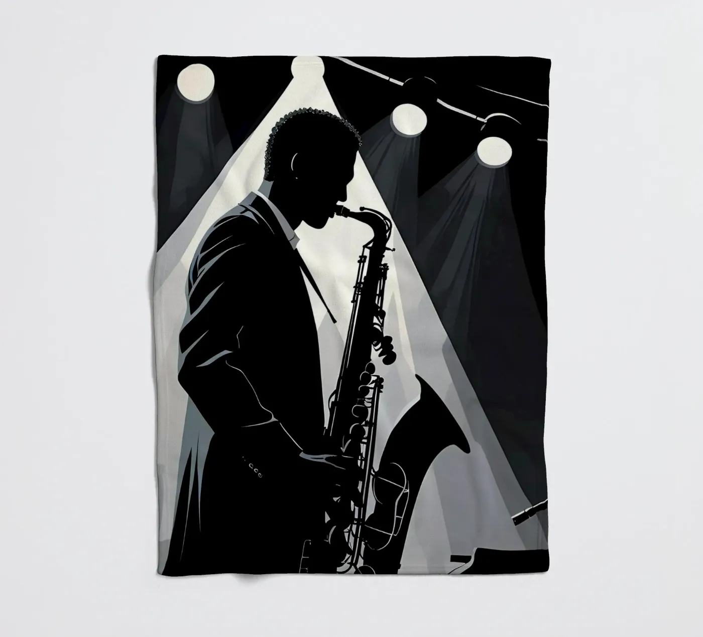 Jazz Fleecedecke von Massimo Frascogna