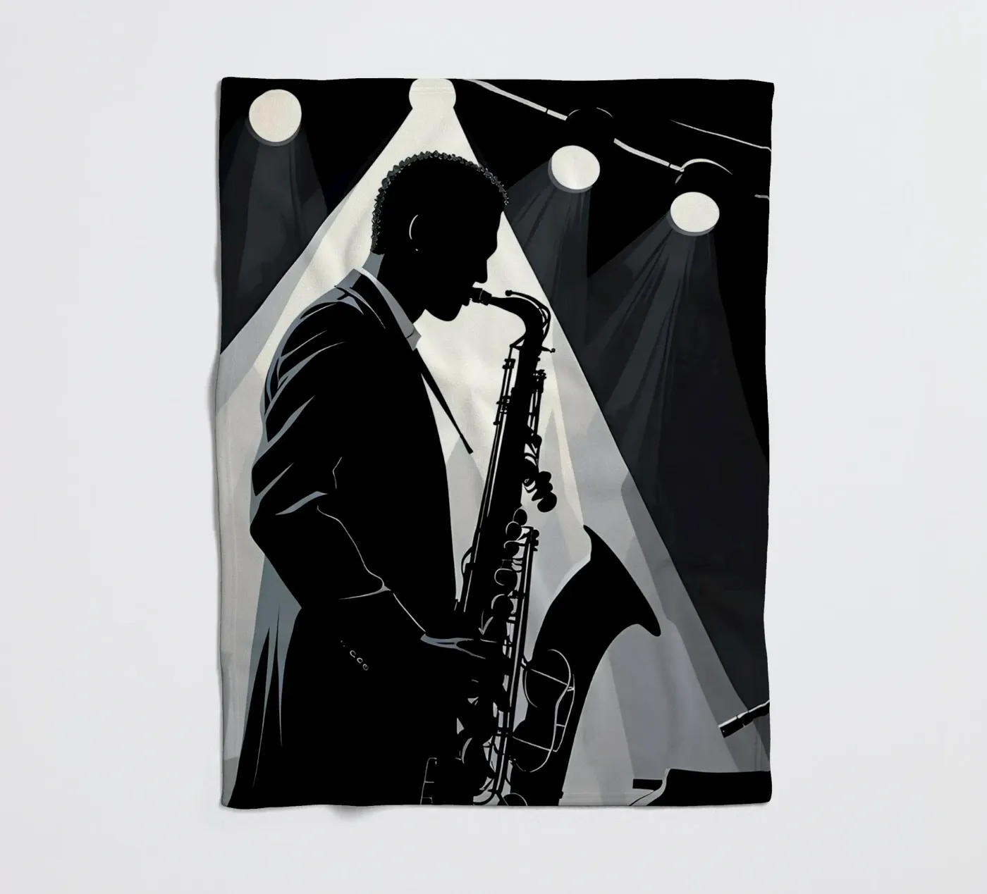 Jazz fleecedeken van Massimo Frascogna