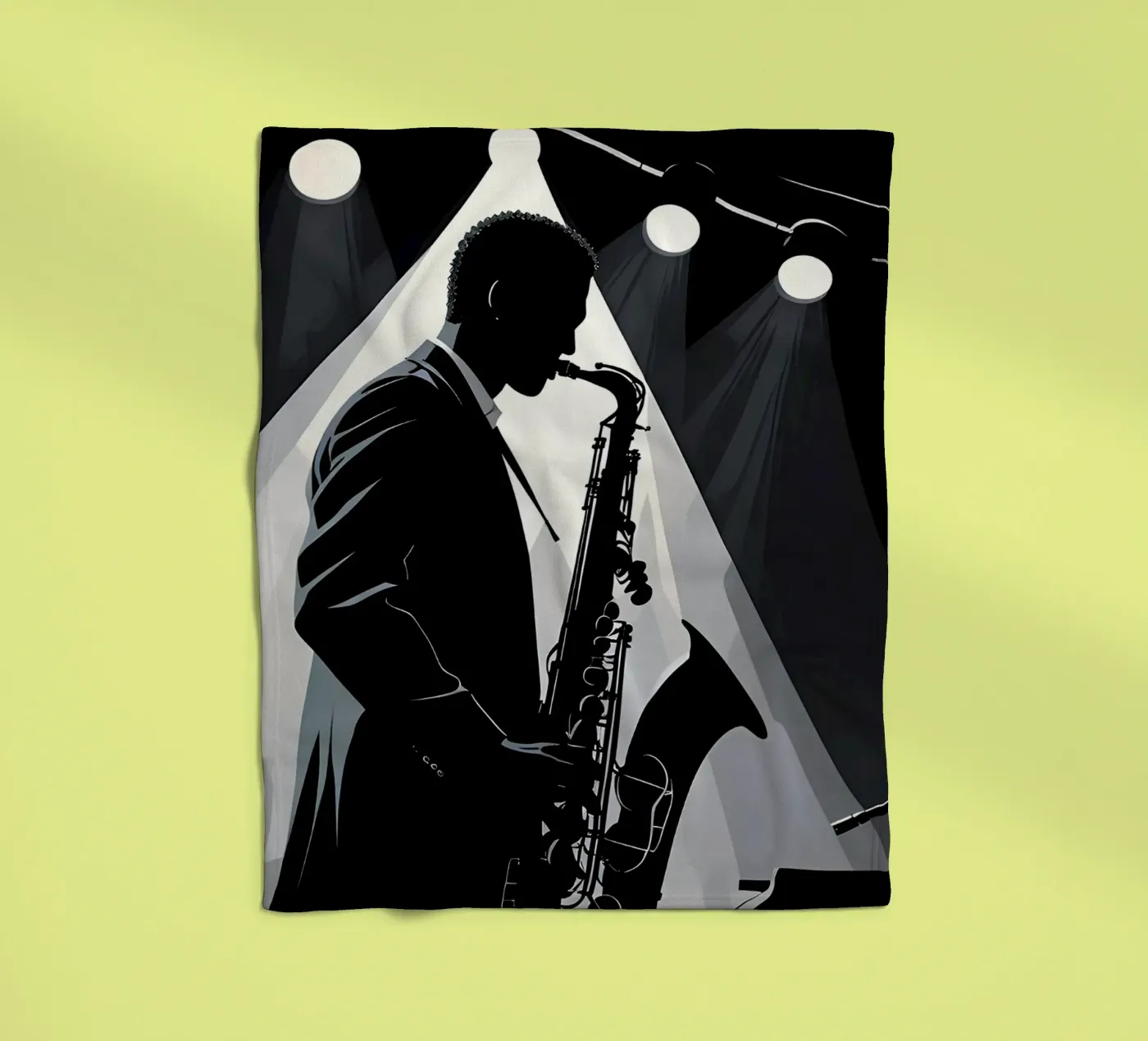 Jazz fleecedeken van Massimo Frascogna