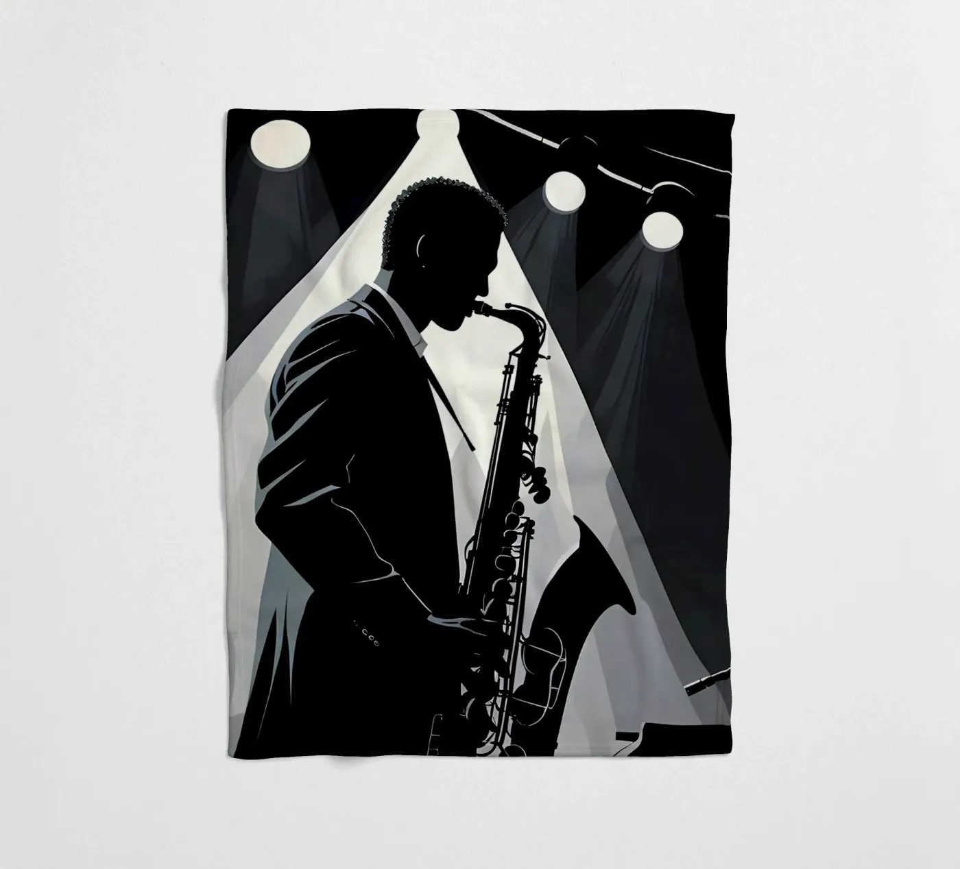 Jazz Fleecedecke von Massimo Frascogna
