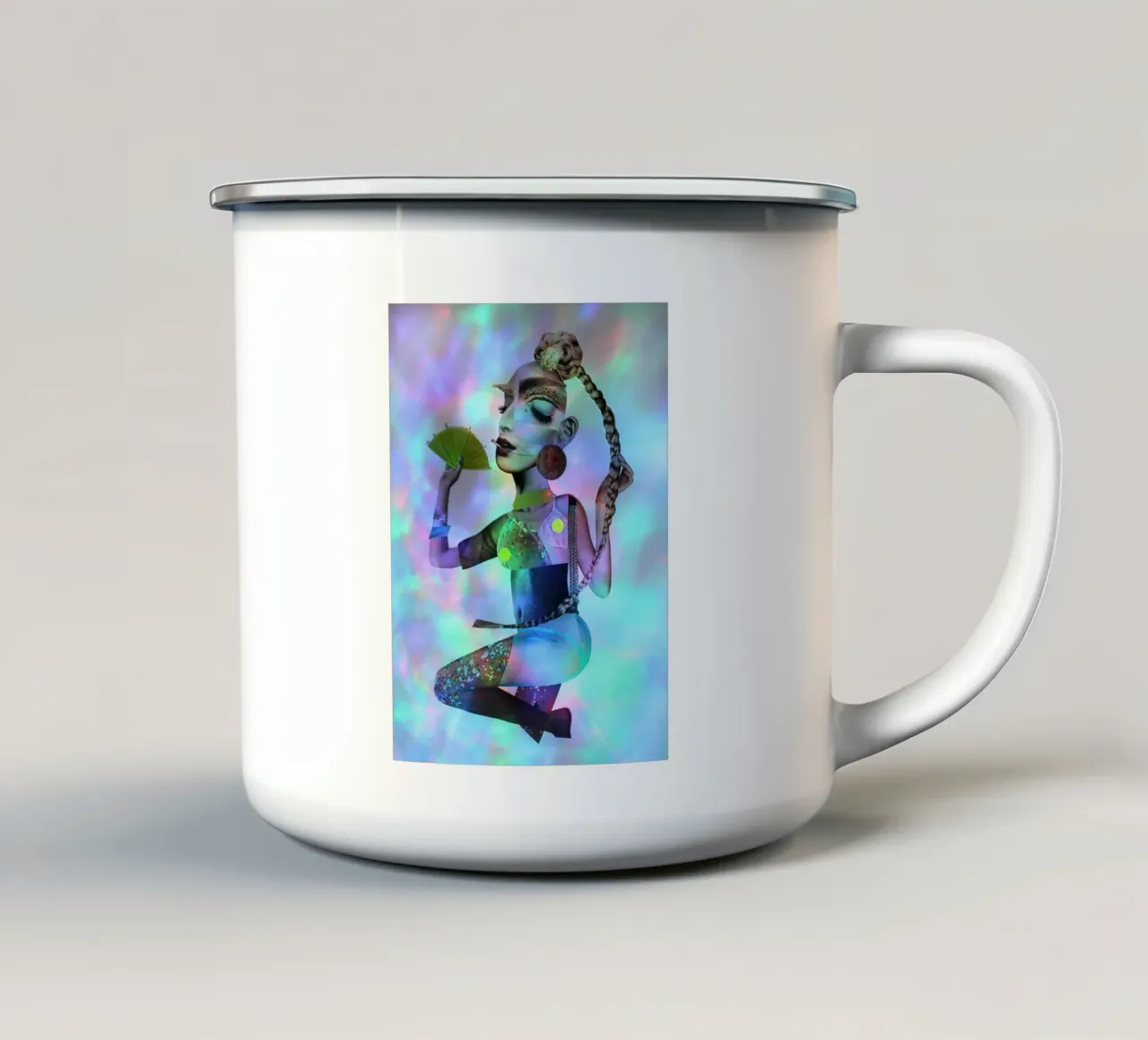 Glühen 5 tazza in smalto da Paperheartmixx