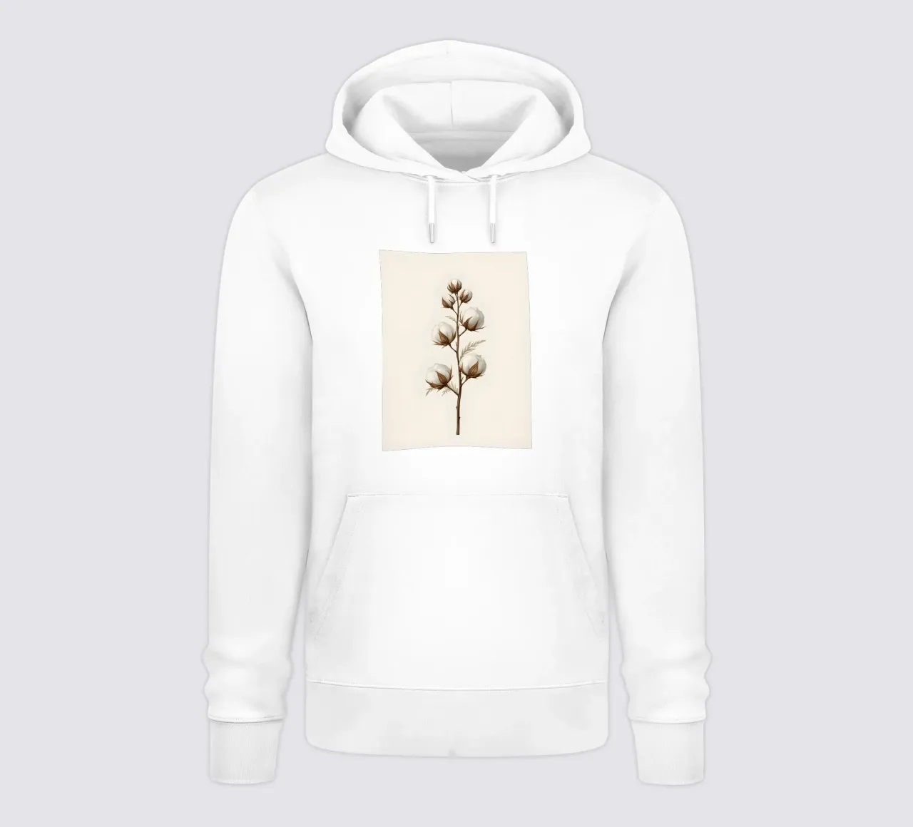 Stelo di cotone felpa con cappuccio da Botanical Gallery
