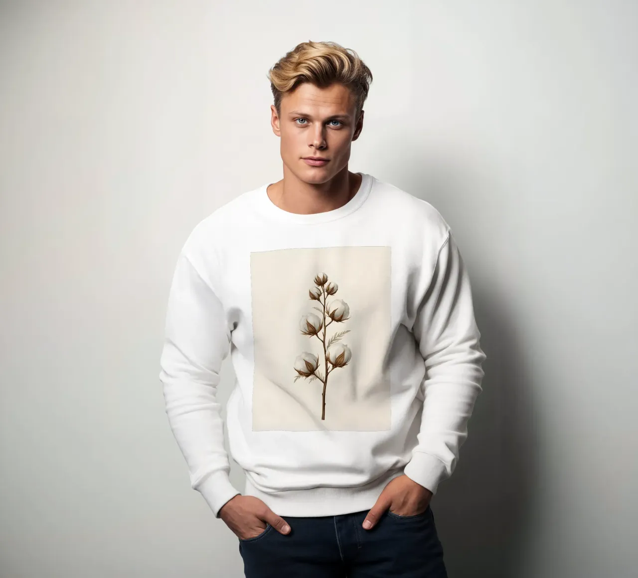 Stelo di cotone felpa da Botanical Gallery
