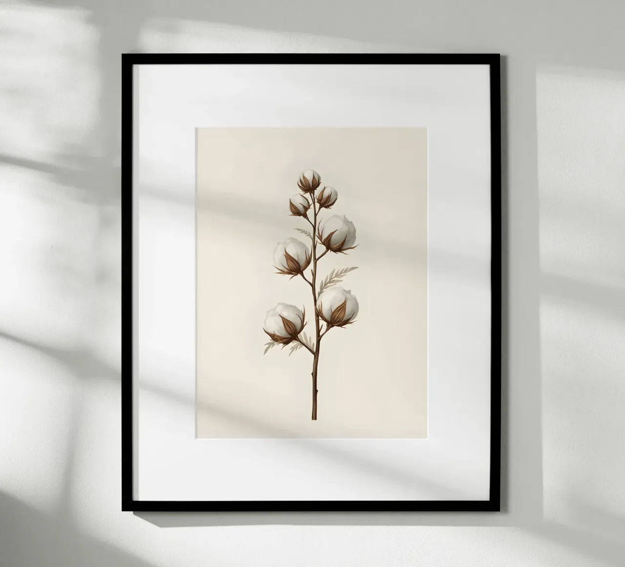 Stelo di cotone poster con telaio in alluminio da The Green Room